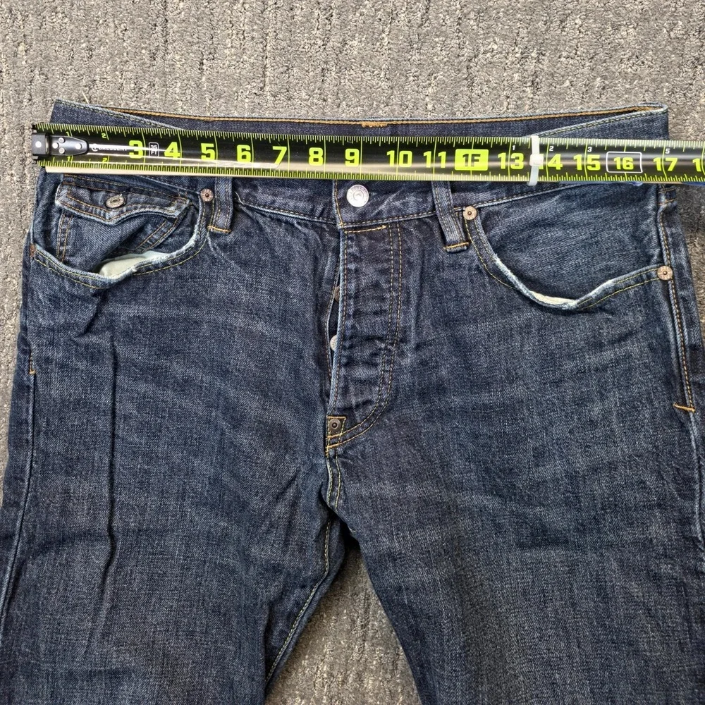 Polo Ralph Lauren Rockland 320 Jeans Men 34x34 Button Fly Distressed Flap Pocket